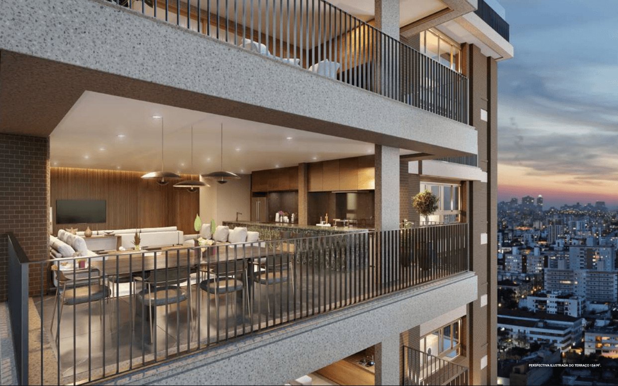 155,83 m² de Elegância no Itaim Bibi | Praça Lindenberg Macurapé